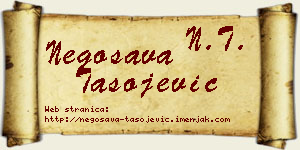 Negosava Tasojević vizit kartica
